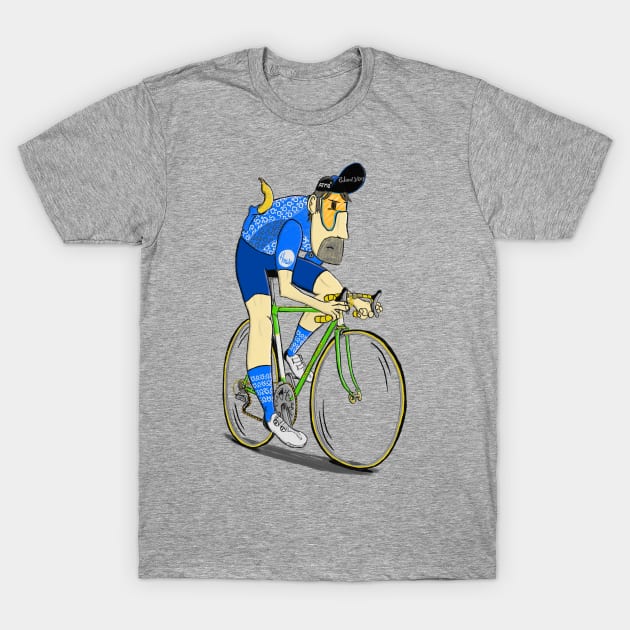 Road Cyclist T-Shirt by cyclingnerd